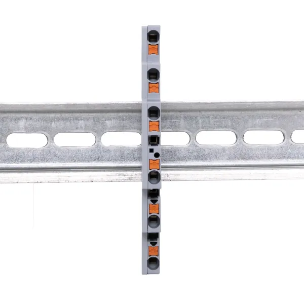 Заглушка для пружинной трехуровневой 2.5 Push-in серая