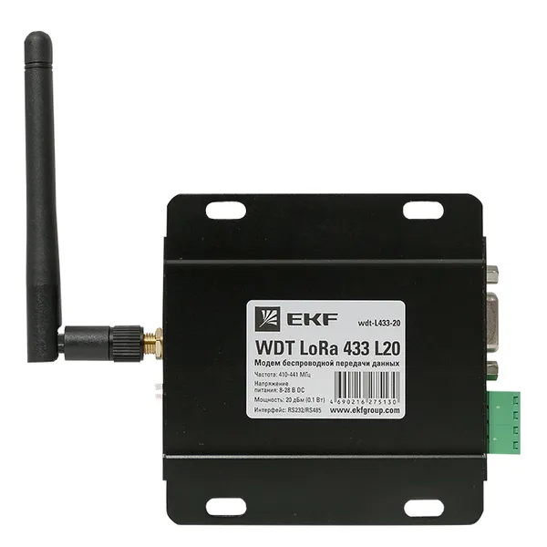 Модем беспроводной передачи данных WDT LoRa 433 L20 EKF PROxima