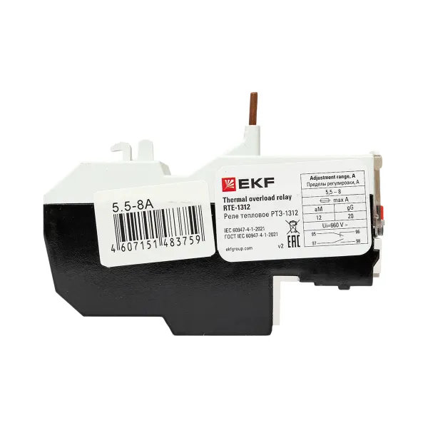 Реле тепловое РТЭ-1312 5,5-8А EKF PROxima