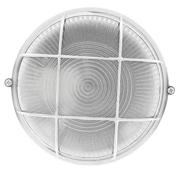 Светильник BLS-1102 белый/круг решетка 100Вт IP54 EKF Basic