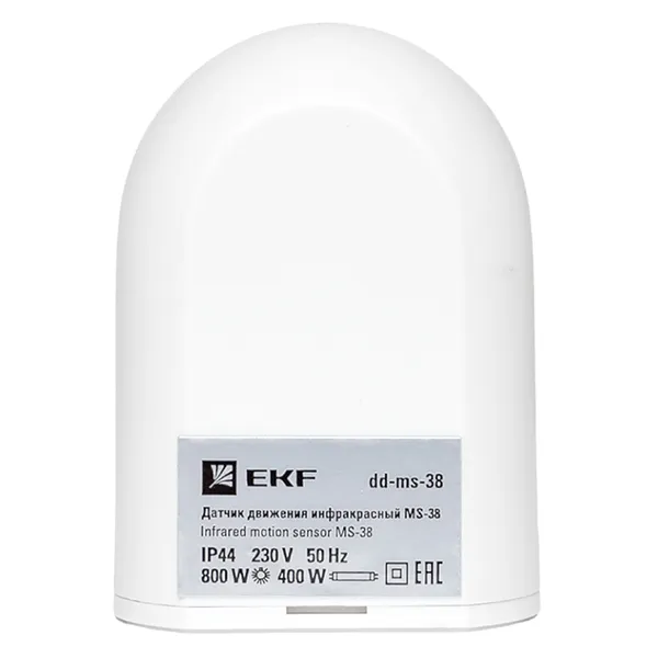 ИК датчик движения наст. 800Вт 180 град до 12м IP44 MS-38 EKF PROxima