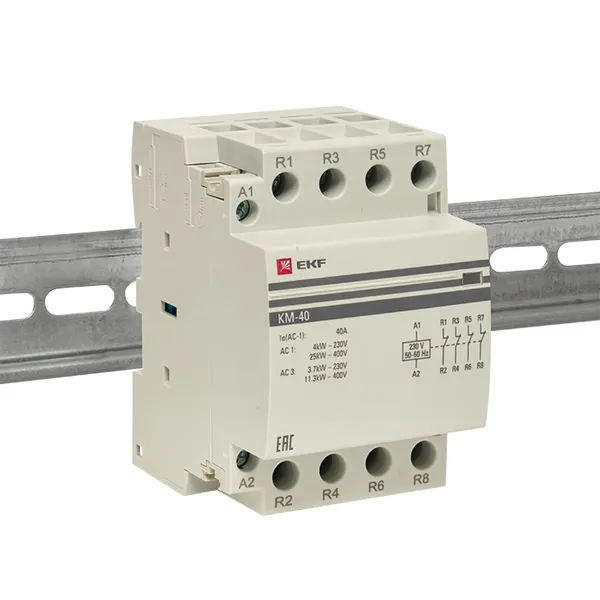 Контактор модульный КМ 40А 4NC (3 мод.) EKF PROxima