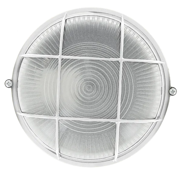 Светильник BLS-1102 белый/круг решетка 100Вт IP54 EKF Basic