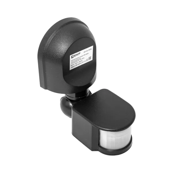 ИК датчик движения наст. 1200Вт 180гр. до 12м IP44 MS-16Cb черный EKF PROxima