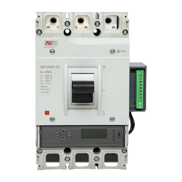 Автоматический выключатель AV POWER-3/3 630А 100kA ETU6.2 EKF AVERES