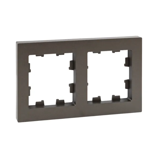 2 - местная рамка, мокко, пластик Эпика EKF