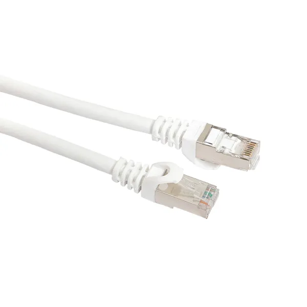 Патч-корд TERACOM CS Cat.6A экранированный S/FTP оболочка LSZH белый (3,0м)