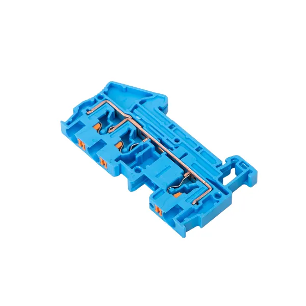 Клемма Push-in 4 мм2 3 вывода синяя EKF