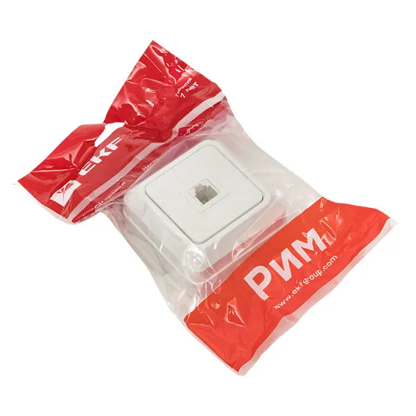 Розетка Phone 1-мест. бел. Рим EKF PROxima