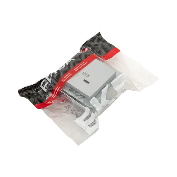 Механизм розетки USB-С, быстрая, алюминий Эпика EKF