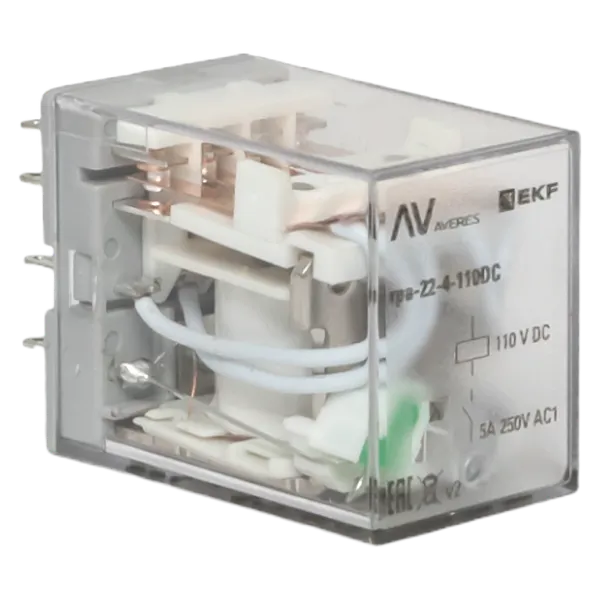 Реле промежуточное RPA 22/4 5A 110В DC AVERES EKF