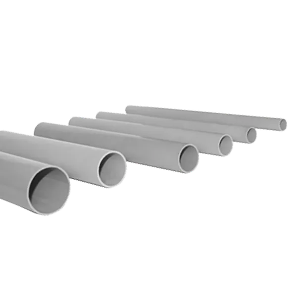 Труба гладкая ПВХ жесткая d32 мм (3 м) (72 м/уп) серая EKF-Plast
