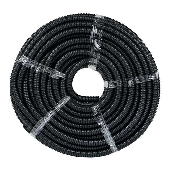 Труба гофр. ПНД с протяжкой d20 мм (100 м) черная EKF-Plast