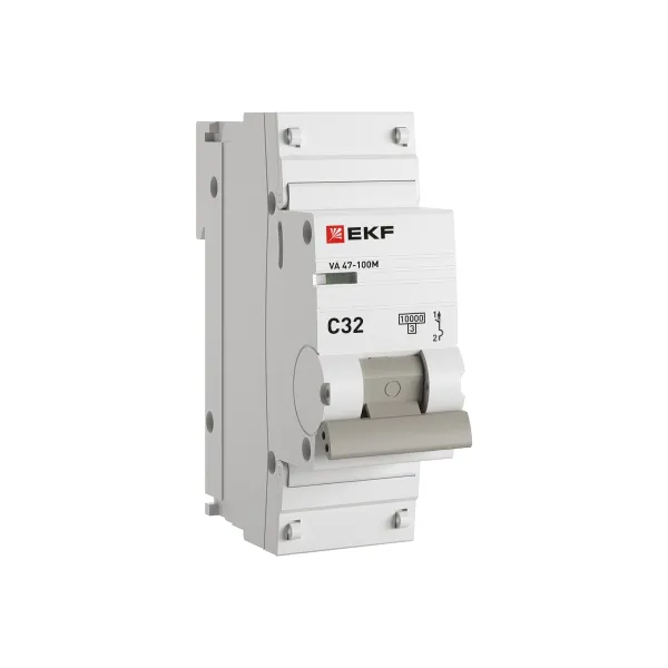 Автоматический выключатель ВА 47-100M 1P 32А (C) 10kA без теплового расцепителя EKF PROXIMA