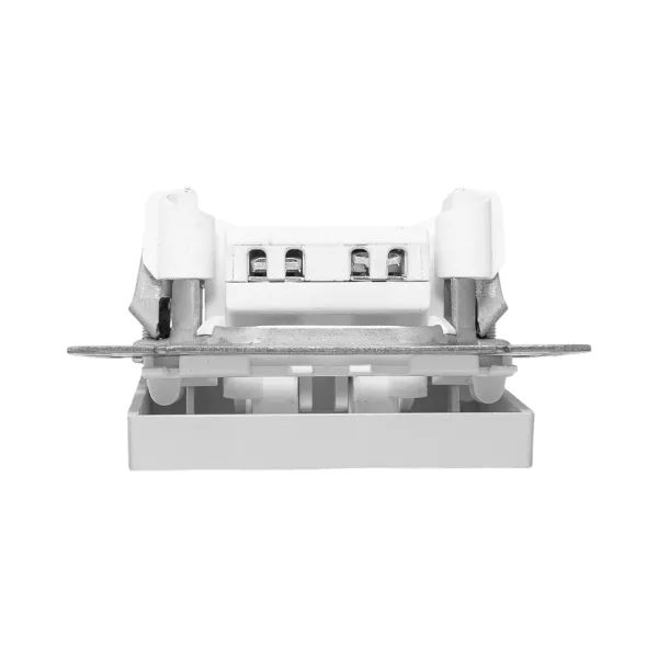 Механизм выключателя, одноклавишный, перекрёстный, алюминий Эпика EKF