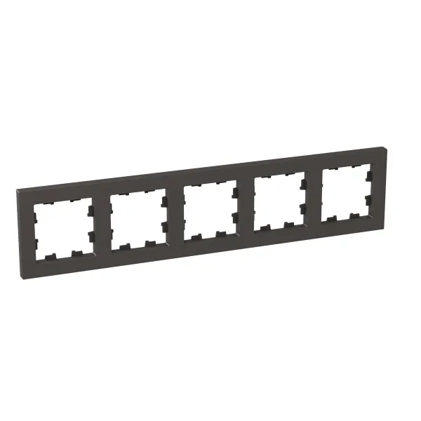 5 - местная рамка, мокко, пластик Эпика EKF