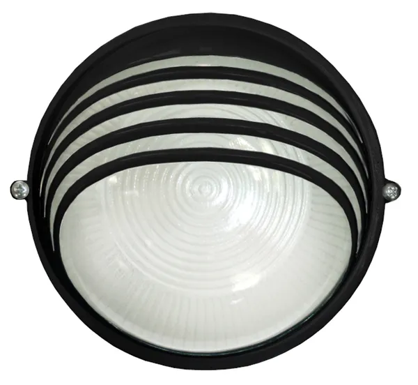 Светильник BLS-1307 черный/круг ресничка 60Вт IP54 EKF Basic