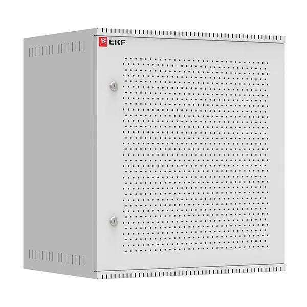 Шкаф телекоммуникационный настенный 12U (600х450) дверь перфорированная, Astra серия EKF PROxima