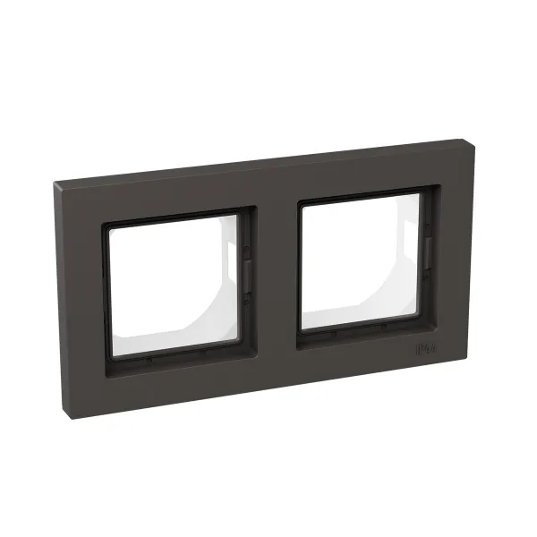 2 - местная рамка, IP44, мокко, пластик Эпика EKF