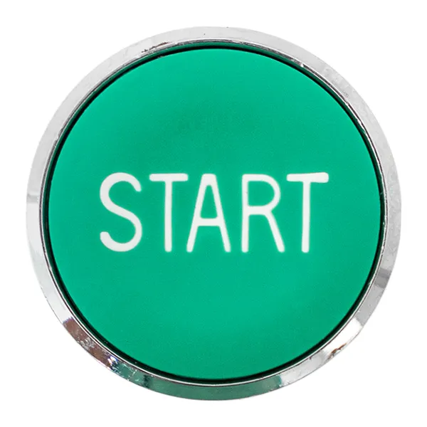 Исполнительный механизм кнопки "START" XB4 зеленый плоский возвратный без фиксации IP65 EKF