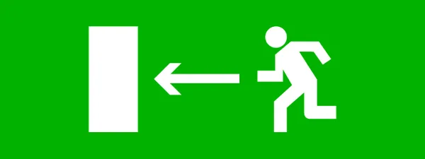 Пиктограмма "Направление налево" 320х120мм (для EXIT, SAFEWAY-40) EKF