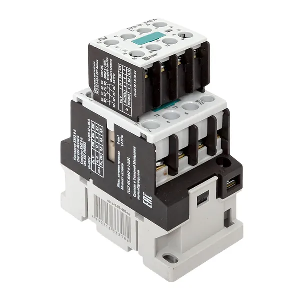 Комплект КМЭ 9А 1NC 400В АС с дополнительными контактами 2НО+2НЗ EKF AVERES