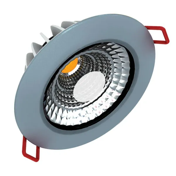 Светодиодный светильник Даунлайт FLD-RS 9Вт 4000К серебро EKF Proxima