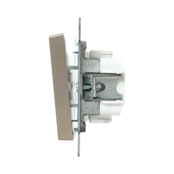 Механизм выключателя, одноклавишный, шампань Эпика EKF