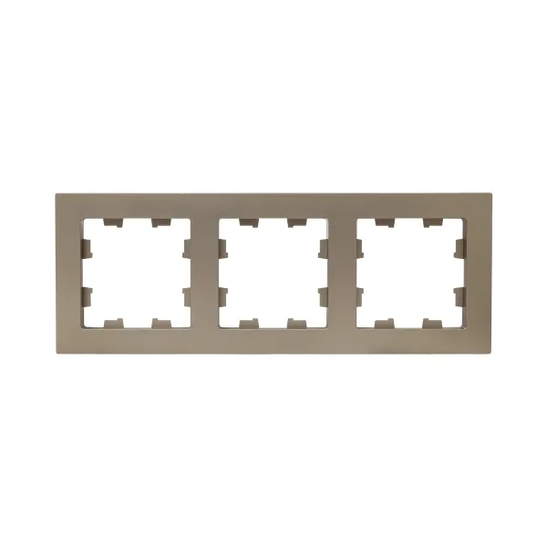 3 - местная рамка, шампань, пластик Эпика EKF