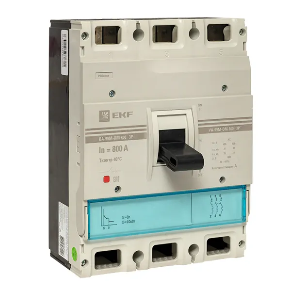 Выключатель автоматический ВА-99М РМРС 800/800А 3P 35кА EKF PROxima