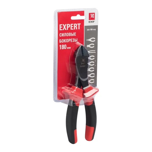 Силовые бокорезы Expert 180 мм EKF
