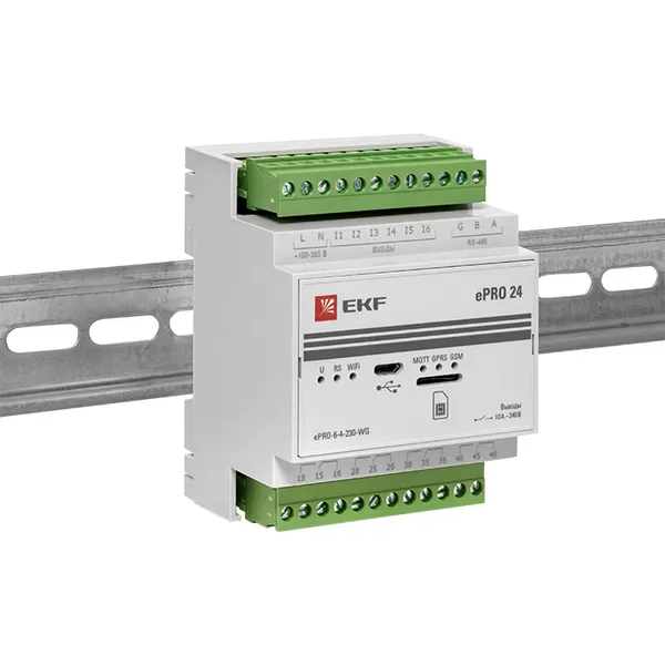 Контроллер базовый ePRO24 удаленного управления 6вх\4вых 230В WiFi GSM EKF PROxima