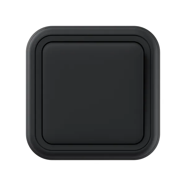 Выключатель, одноклавишный, проходной СП, автоматические клеммы антрацит, Бронто EKF