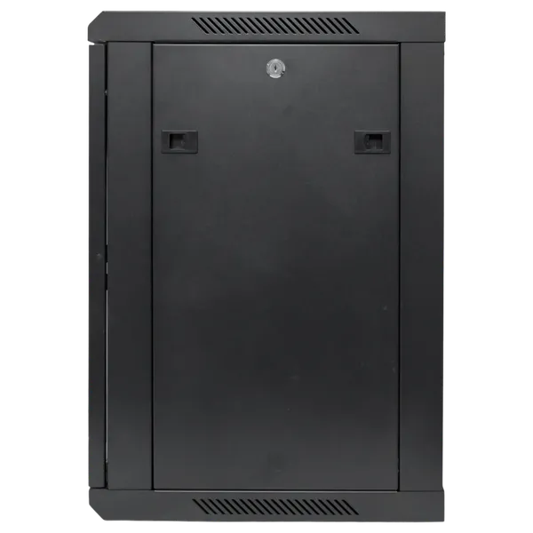Шкаф настенный 19" TERACOM PRO 12U 600х600 мм дверь стеклянная с замком-ручкой чёрный