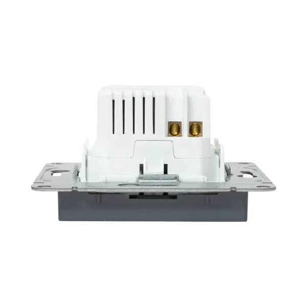 Механизм розетки USB-C - 2шт, графит Эпика EKF