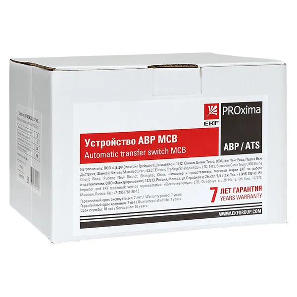 Устройство АВР МСB 63А (C) 3Р 400В EKF PROxima