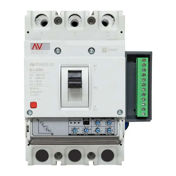 Автоматический выключатель AV POWER-2/3 250А 50kA ETU2.2 EKF AVERES