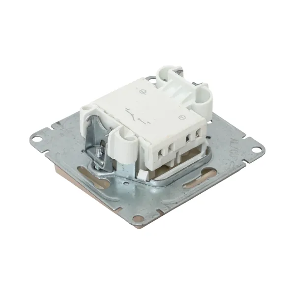 Механизм выключателя, одноклавишный, кремовый Эпика EKF