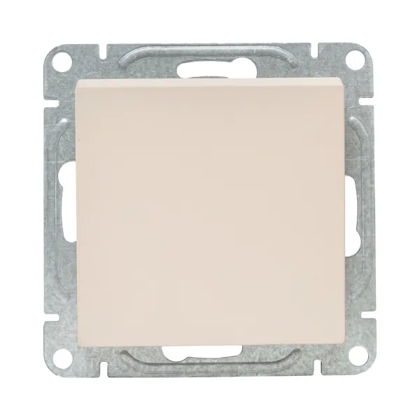 Механизм выключателя, одноклавишный, кремовый Эпика EKF