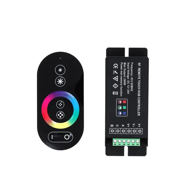 Драйвер-контроллер для цветной светодиодной ленты 216Вт IP20 12В с сенсорным пультом EKF Proxima