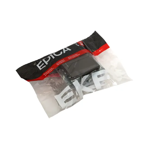 Механизм выключателя, двухклавишный, с подсветкой, мокко Эпика EKF