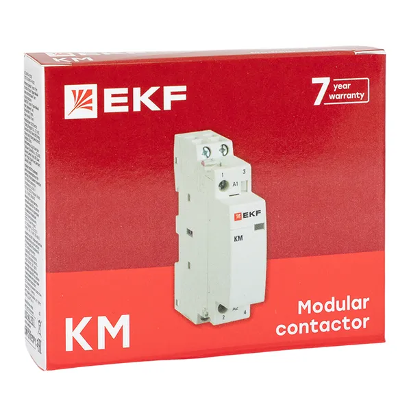 Контактор модульный КМ 25А 2NC (1 мод.) EKF PROxima