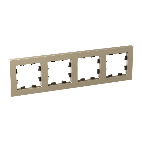 4 - местная рамка, шампань, пластик Эпика EKF