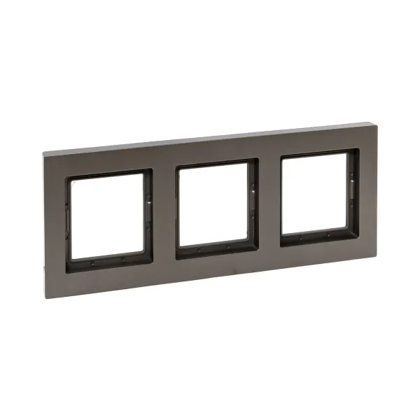 3 - местная рамка, IP44, мокко, пластик Эпика EKF