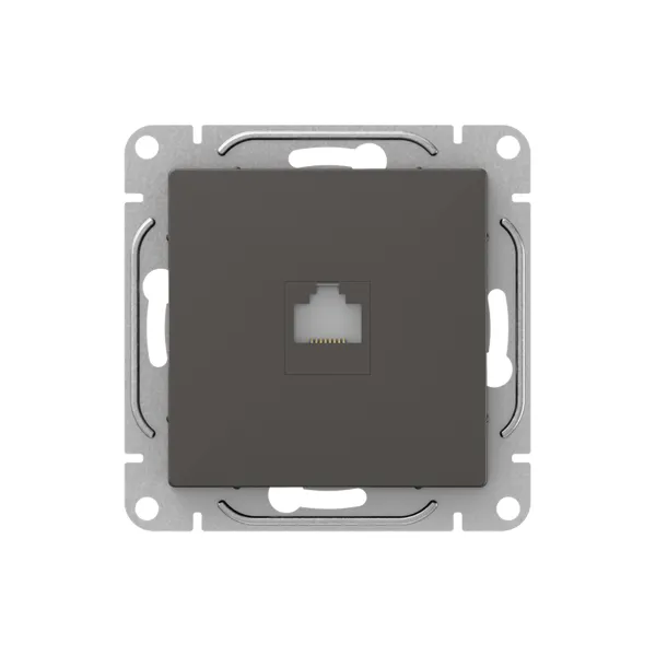 Механизм розетки RJ45 (cat5), мокко Эпика EKF