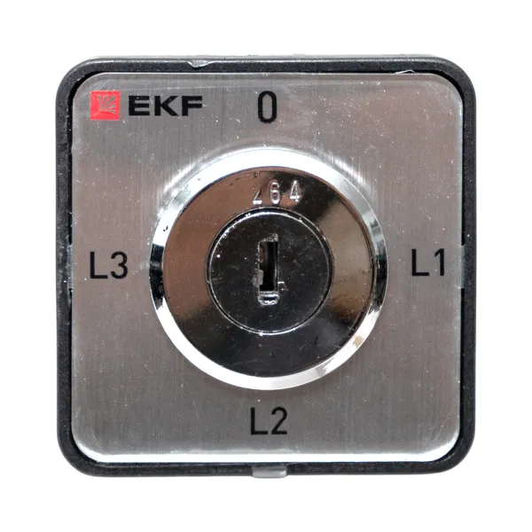 Переключатель кулачковый ПК-1-194 10А 4P с ключом для амперметра EKF PROxima