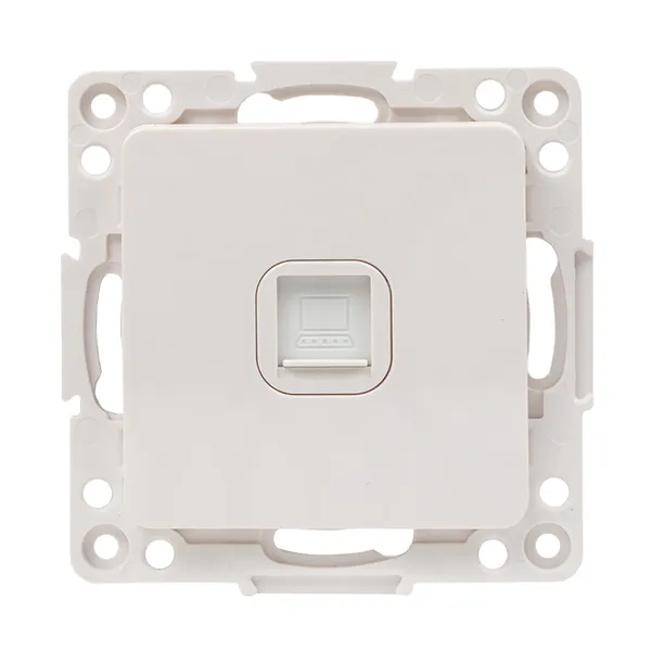 Стокгольм Механизм Розетки RJ-45 1-местной белый EKF PROxima
