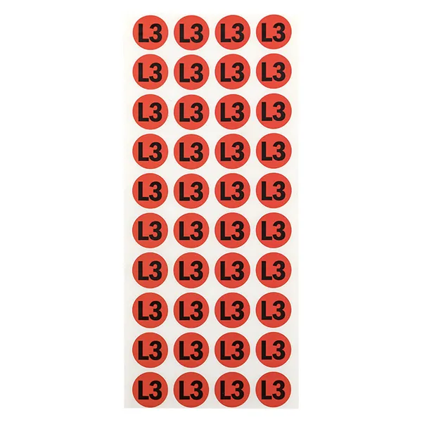 Наклейка "L3" d=20 EKF PROxima