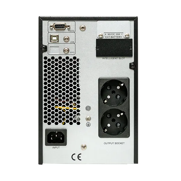Источник Бесперебойного Питания двойного преобразования E-Power SW900Pro-T 1000 ВА/900Вт напольный,USB,RS232,SNMP слот, без АКБ