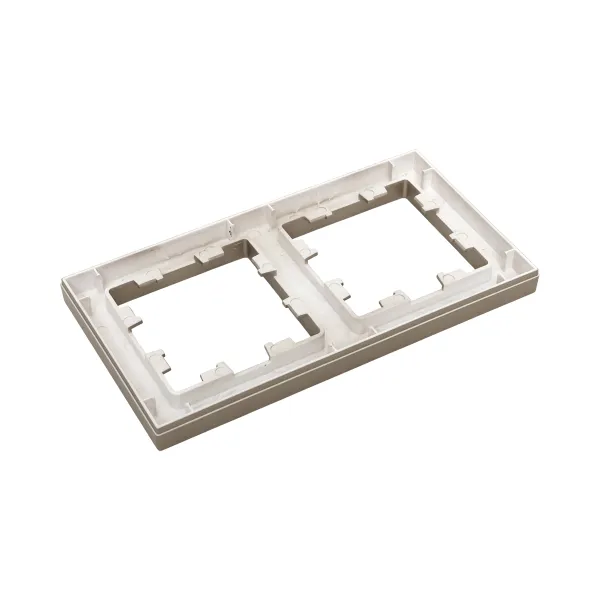 2 - местная рамка, шампань, пластик Эпика EKF